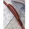 Slip Lead for Dogs w/ Safety 78" Orange & Burgundy Paracord