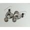 Silver Heart and Black Onyx Earrings