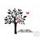 Cardinal Grief Tree Reusable Stencil