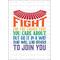 Pride Month Instant Download Printable Card: Fight for the Things You Care About Rainbow Card, LGBTQ+ Gifts, Pride Printables