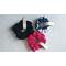 Hair scrunchies made of laces, cottons, chiffon, any other soft colorful materials