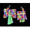 autism awareness dog poop bag holder with wristlet and free roll of bags two sizes