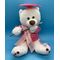 Plush Personalized Graduation Bear Class 2021. White Bear available in pink only