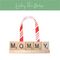 mommy scrabble ornament