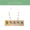 nana scrabble ornament