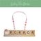 pop pop scrabble ornament