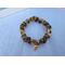 Beautiful unakite wrap-around bracelet.