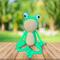 crochet frog, amigurumi frog, stuffed frog, mini frog figurine, frog plush toy, frog miniature, handmade frog, frog plushie, small frog toy, crochet little frog, nursery decor animal, stuffed animals, gift for babies,