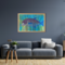 gyotaku art, gyotaku fish print, gyotaku fish, fish art prints, fish poster, Japanese fish art, fishermen, nautical wall art, trevally