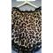 Size 6 Leopard Print Off the Shoulders Top