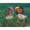 Two Mallard Ducks Painting Closeup
