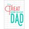 Father's Day Instant Download Printable Card - It's a Treat Having You as My Dad