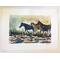"Wandering Around" Original Chris Wakefield Watercolor Painting