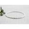 14 Gauge fine silver hammered texture bangle stacking bracelet.