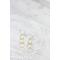 Solid 18k gold triple hoop hook earrings.