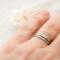 Simple Sterling Silver Half Round Ring Band For Women 