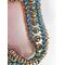 Intricate pattern on boho chic picasso beaded bracelet