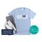 Personalized Spirit Apparel - Customized Short-Sleeved Class of 2025 Senior Cheerleader T-Shirt with School Colors and Team Mascot