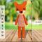 crochet fox, amigurumi fox, stuffed animal, miniature fox, fox figurine, small fox, mini fox, fox amigurumi, stuffed fox, handmade fox, made to order