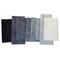 Gray bundle of small cuts of quilting cotton in shades of gray