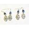 Sterling Silver Hamsa Pave Evil Eye Earrings