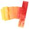 Red yellow orange quilting cotton bundle, hand dyed small cuts for quilting and crafting