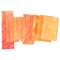 Yellow and orange quilting cotton bundle, hand dyed small cuts for quilting and crafting