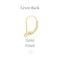 Gold filled lever back wire closure that illustrates what it looks like.