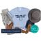 Bookish Graphic Tee and Bag Set - Books are Just Word Tacos Shirt, Funny Reading Lovers Canvas Tote Bag