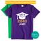 Personalized Grow With Me Shirt - Customized Graduation Year T-shirt with Student Name and School Colors