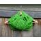 Another pic of a green scarf with balloons along its length.