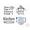 Kitchen Quotes SVG and Clipart Bundle