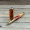Pink wood rollerball pen