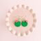 fireflyFrippery 
Cute Chic Cactus Dangle Earrings on Pink Display Stand