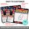 Customizable Gymnastics Pick A Date Fundraising Donation Calendar Template
