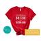 Personalized Senior Year Shirt - Cheerleading Mom of a Senior T-Shirt in School Colors with Team Mascot, Class of 2025