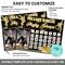 DIY Gymnastics Themed Donation Calendar Fundraising Template