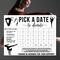 DIY Minimalist Gymnastics Themed Donation Calendar Template