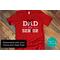 Personalized Senior Year Shirt - Cheerleading Dad of a Senior T-Shirt in School Colors, Class of 2025