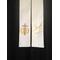 Wedding Officiant Stole with Cross and Rings, Silver and Gold wedding officiant clergy stole