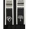 Black and white clergy stole, non denominational clergy stole, contemporary minister stole, unique officiant stole, celebrant gift