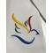 Ceremony clergy stole, rainbow officiant stole, gay pride wedding stole, colorful visitation stole