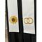 Custom handmade White Wedding officiant clergy stole with a sunflower turning into butterflies.  