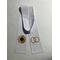 Custom handmade White Wedding officiant clergy stole with a sunflower turning into butterflies.  