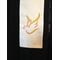Simple wedding officiant stole, white clergy stole, celebrant gift, officiant gift, portable clergy stole, ceremony wedding stole