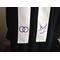 Simple wedding officiant stole, white clergy stole, celebrant gift, officiant gift, portable clergy stole, ceremony wedding stole