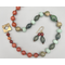 Necklace Set | Semi-precious stones in complementary colors jade, unakite, serpentine, carnelian, aventurine