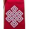 Clergy stole, officiant stole, ceremony celebrant stole, celebrant gift, unique clergy stole, endless knot clergy stole