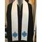 Clergy stole, officiant stole, ceremony celebrant stole, celebrant gift, unique clergy stole, endless knot clergy stole