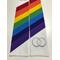 gay pride wedding officiant stole, rainbow wedding, pride wedding stole